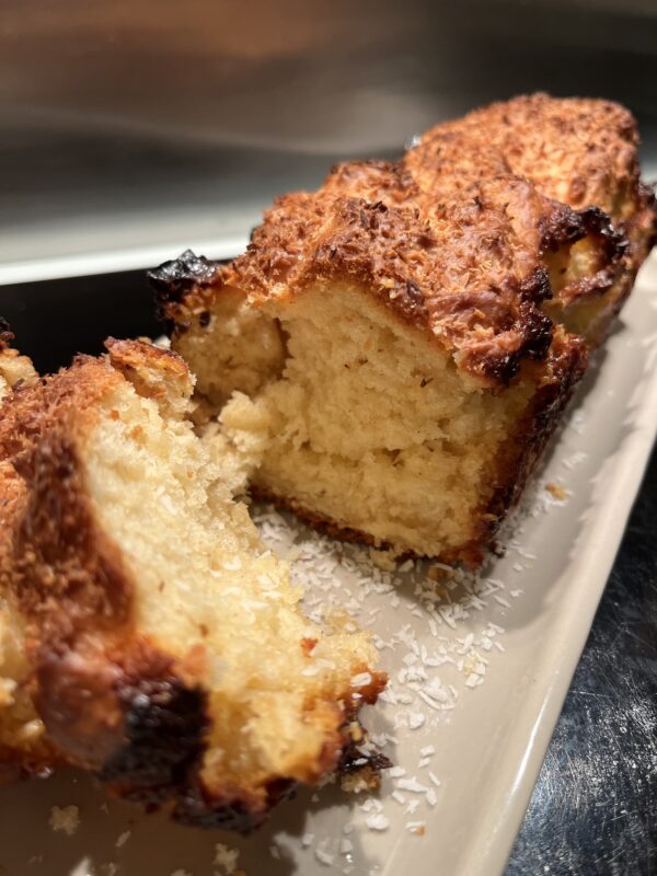 Gâteau marbré coco