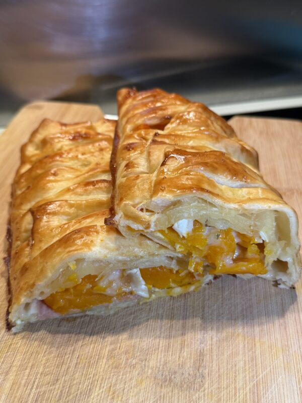 Tresse feuilletée Potimarron & Jambon