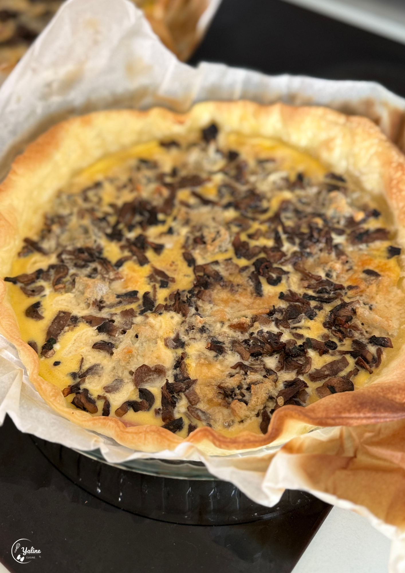 Quiche champignon & gorgonzola