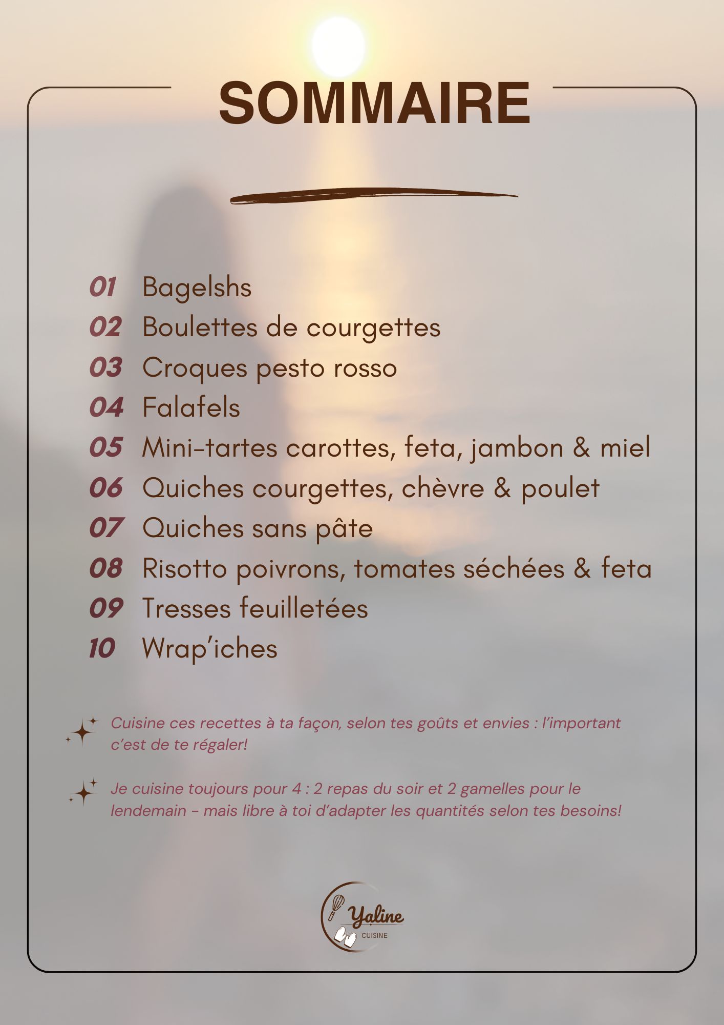 Sommaire 10 recettes quand tu veux cuisiner autre chose que des pâtes