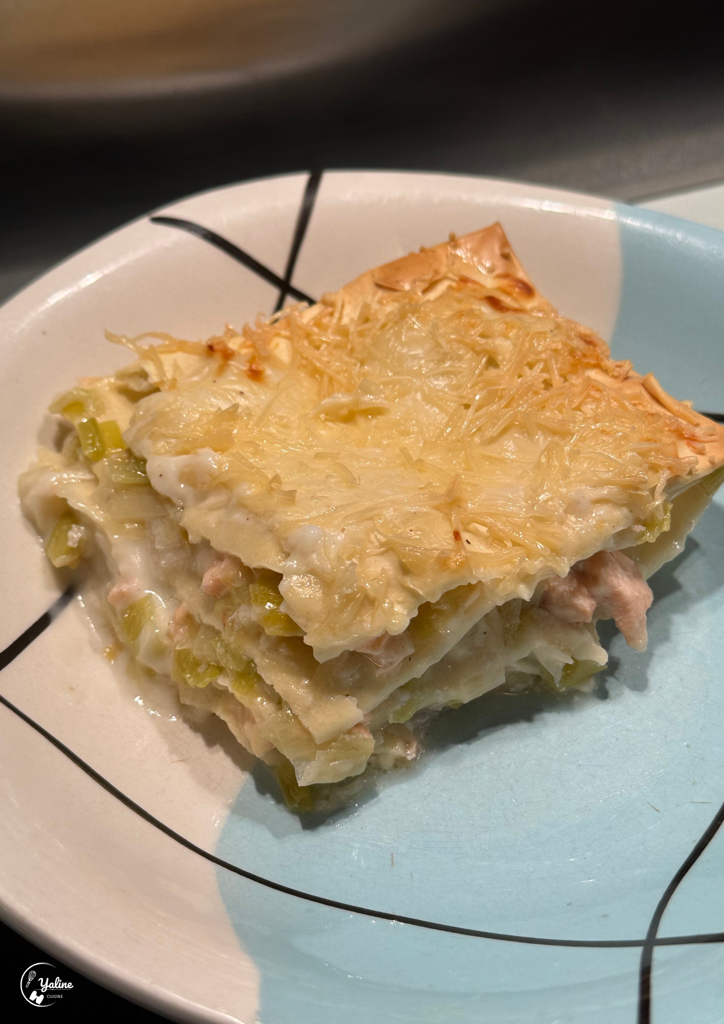 Lasagnes saumon poireaux